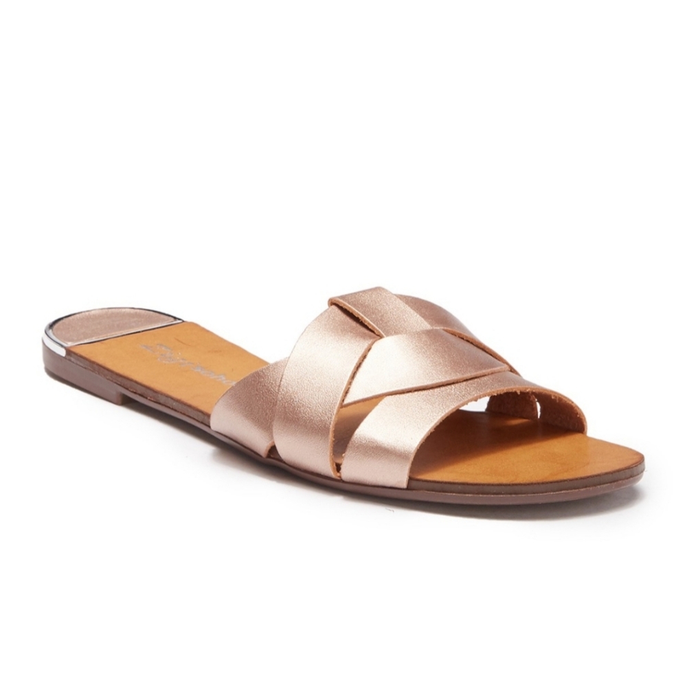 NWT Rose Gold Zigi Soho Wilamina Woven Sandal Boho